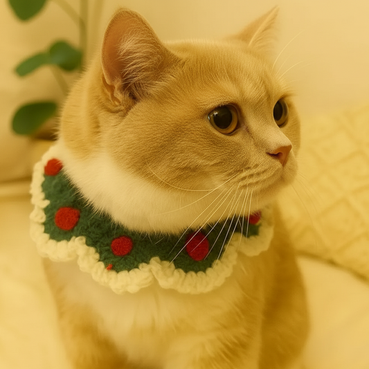 Collier pour animaux en crochet – Ajustable et fait main