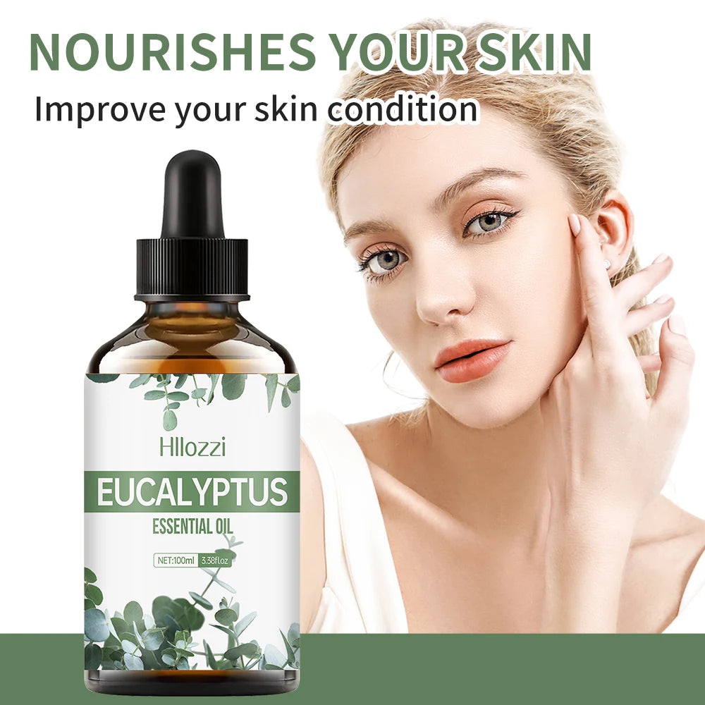 Eucalyptus Essential Oil for Face & Body – Moisturizing & Nourishing Skin Care Oil