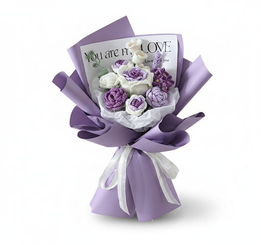 Roses en crochet – Bouquet et cadeaux artisanaux faits main