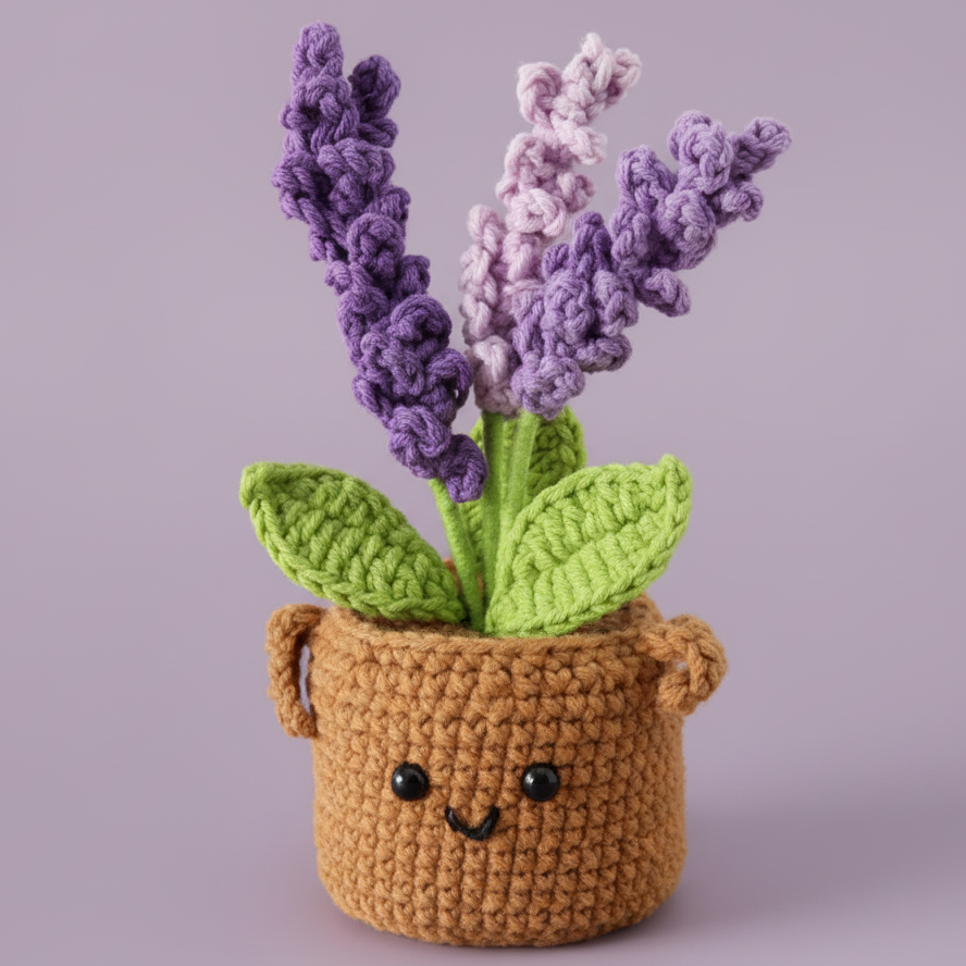 Fleurs de blé en crochet – Décoration artisanale unique