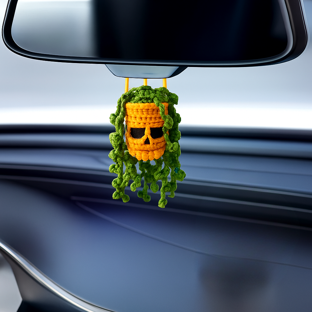 Succulentes en crochet – Déco gothique & Halloween artisanale