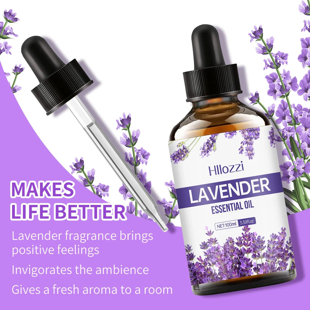 100% Pure Lavender Essential Oil – Natural Body, Face & Skin Care Oil