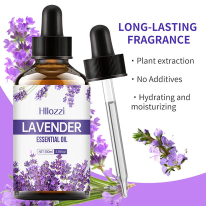 100% Pure Lavender Essential Oil – Natural Body, Face & Skin Care Oil