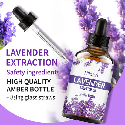 100% Pure Lavender Essential Oil – Natural Body, Face & Skin Care Oil