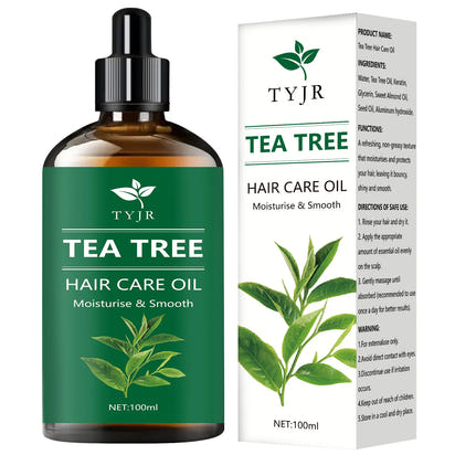Tea Tree Essential Oil – Natural Skin Care & Relaxing Massage Oil for Hair